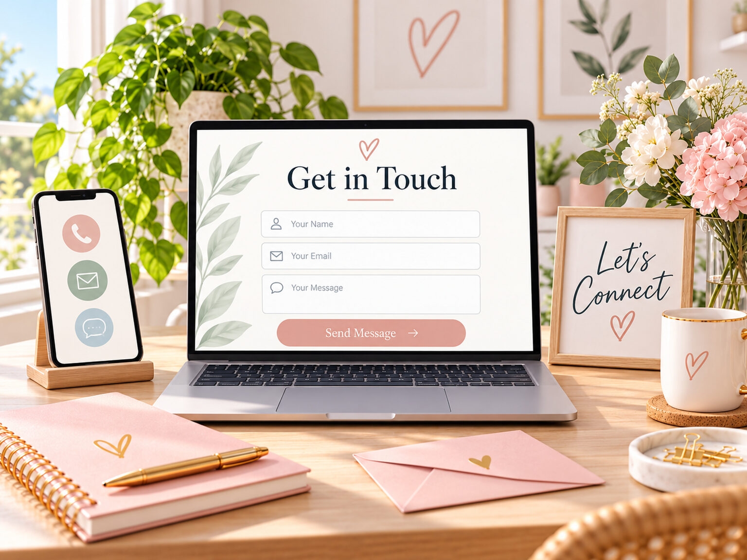 Contact and enquiry workspace for getting in touch.